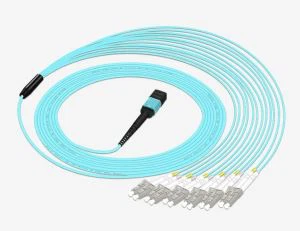 Cavo patch jumper in fibra ottica MTP LC 12 OM3 MMF Cavo