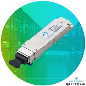 Ricetrasmettitori in fibra ottica QSFP tipi QSFP+ 40KM